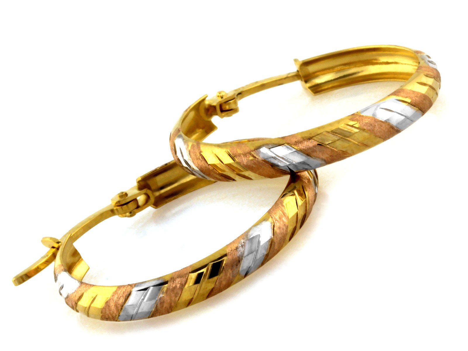 Złote kolczyki koła 23mm próba 375 – złoto próby 375, 1,43 g | Infinnity