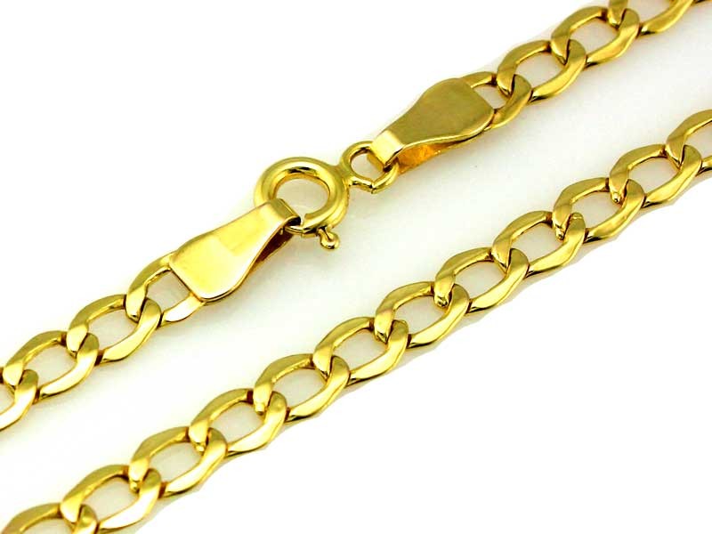 Łańcuszek z żółtego złota Pancerka 3.8mm próba 585 – złoto próby 585 | Infinnity