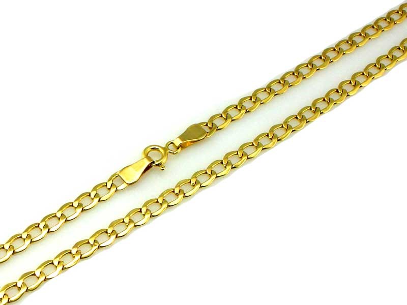 Łańcuszek z żółtego złota Pancerka 3.8mm próba 585 – złoto próby 585 | Infinnity