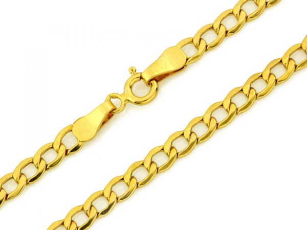 Łańcuszek złoty pancerka 4mm próba 585