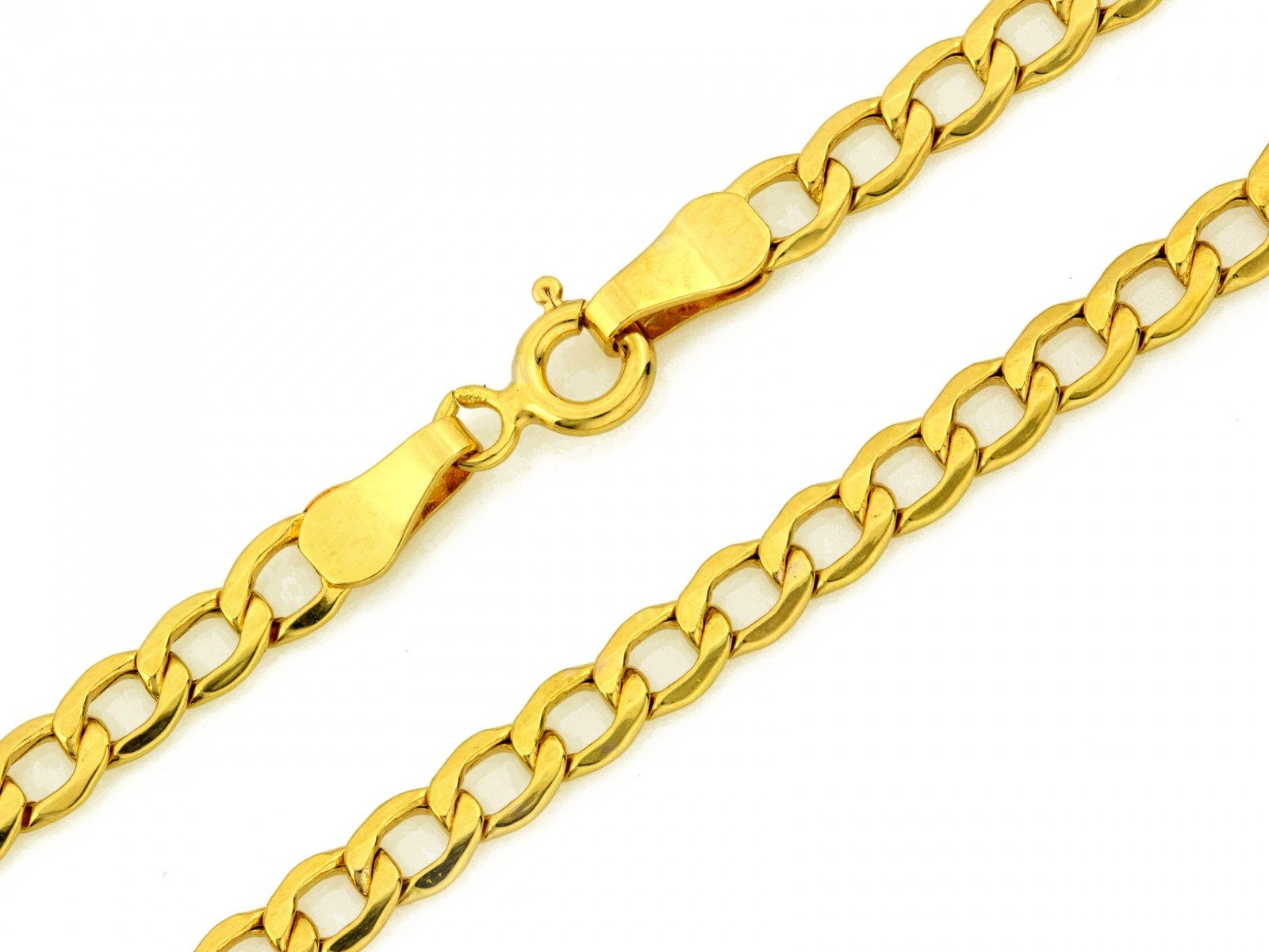 Łańcuszek złoty pancerka 4mm próba 585 – złoto próby 585 | Infinnity