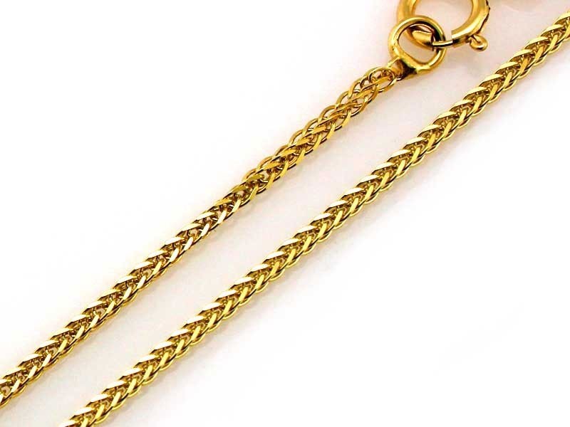 Złoty łańcuszek lisi ogon diamentowany 0.8mm próba 375 – złoto próby 375 | Infinnity