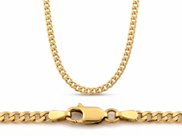 Łańcuszek złoty pancerka 3.1mm próba 585