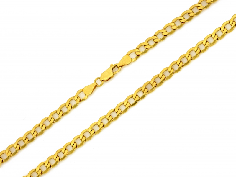 Złoty łańcuszek gruby męski splot pancerka 5.6mm próba 585 – złoto próby 585 | Infinnity