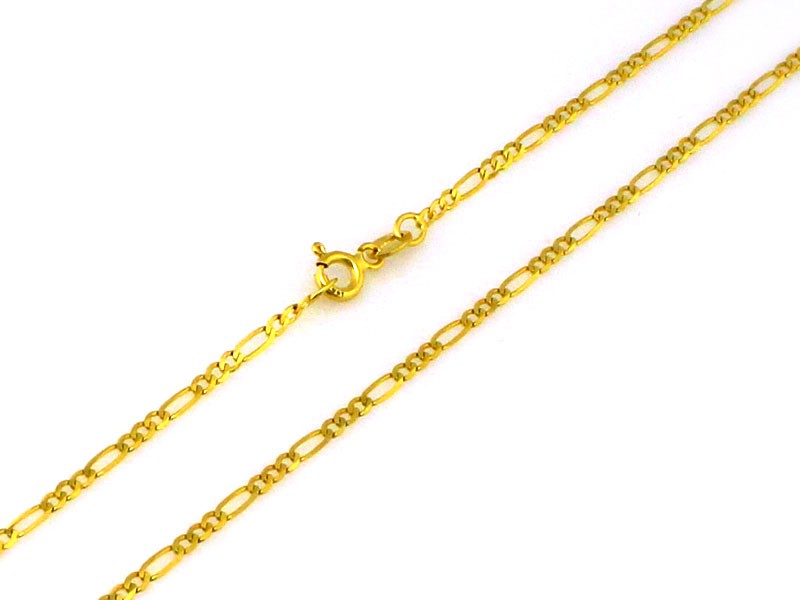 Łańcuszek złoty figaro 1.8mm próba 585 – złoto próby 585 | Infinnity