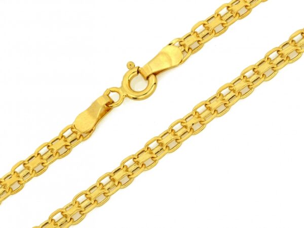 Pełen elegancji łańcuszek złoty bismark 3.2mm próba 585 – złoto próby 585 | Infinnity
