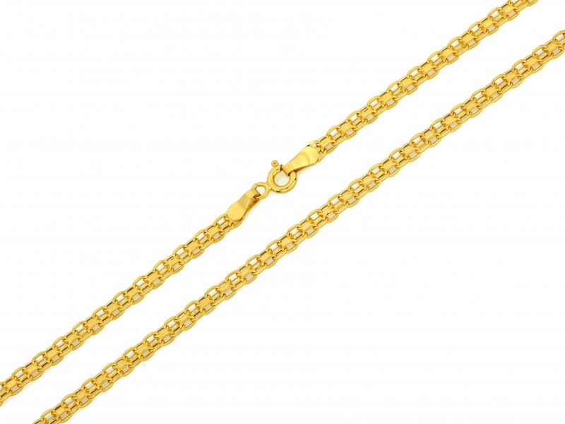 Pełen elegancji łańcuszek złoty bismark 3.2mm próba 585 – złoto próby 585 | Infinnity