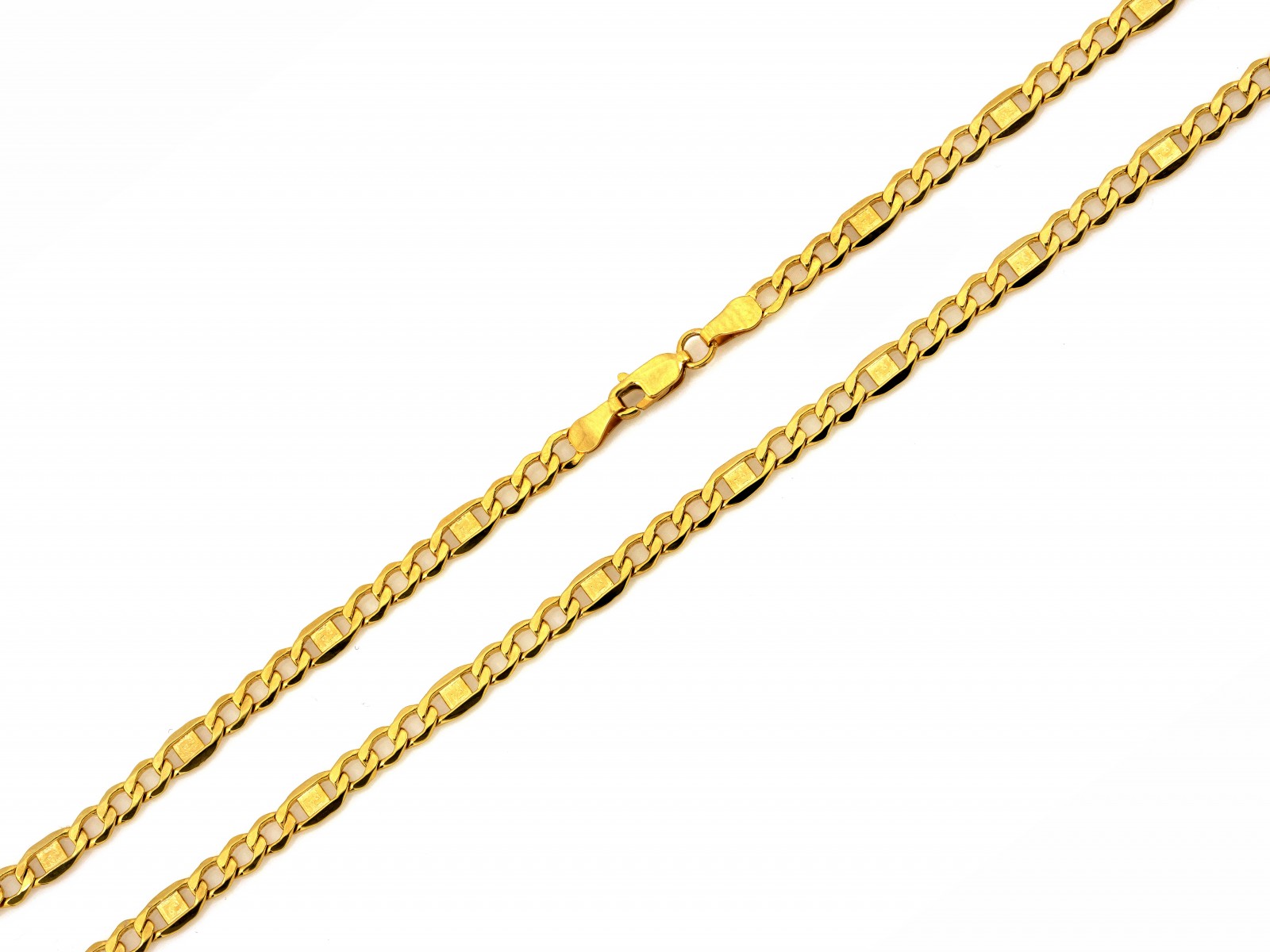Złoty łańcuszek gruby unisex figaro próba 585 – złoto próby 585 | Infinnity
