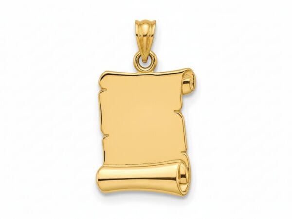 Zawieszka złota papirus pod grawer 30mm próba 375