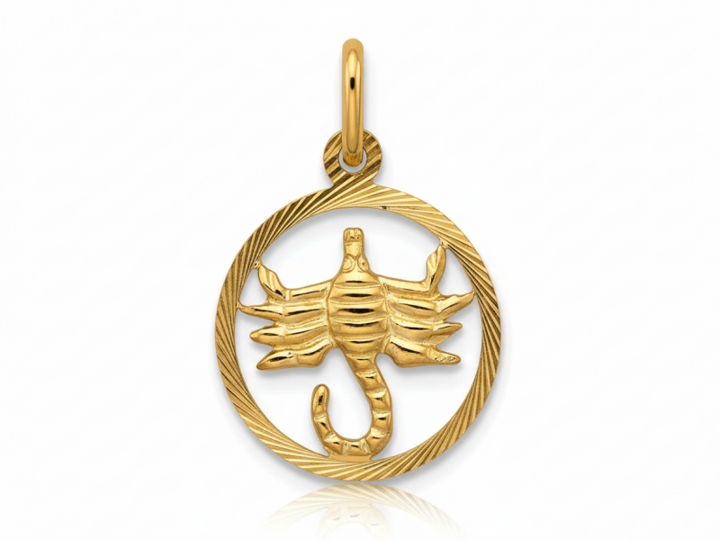 Skorpion złota zawieszka wisiorek znak zodiaku próba 585