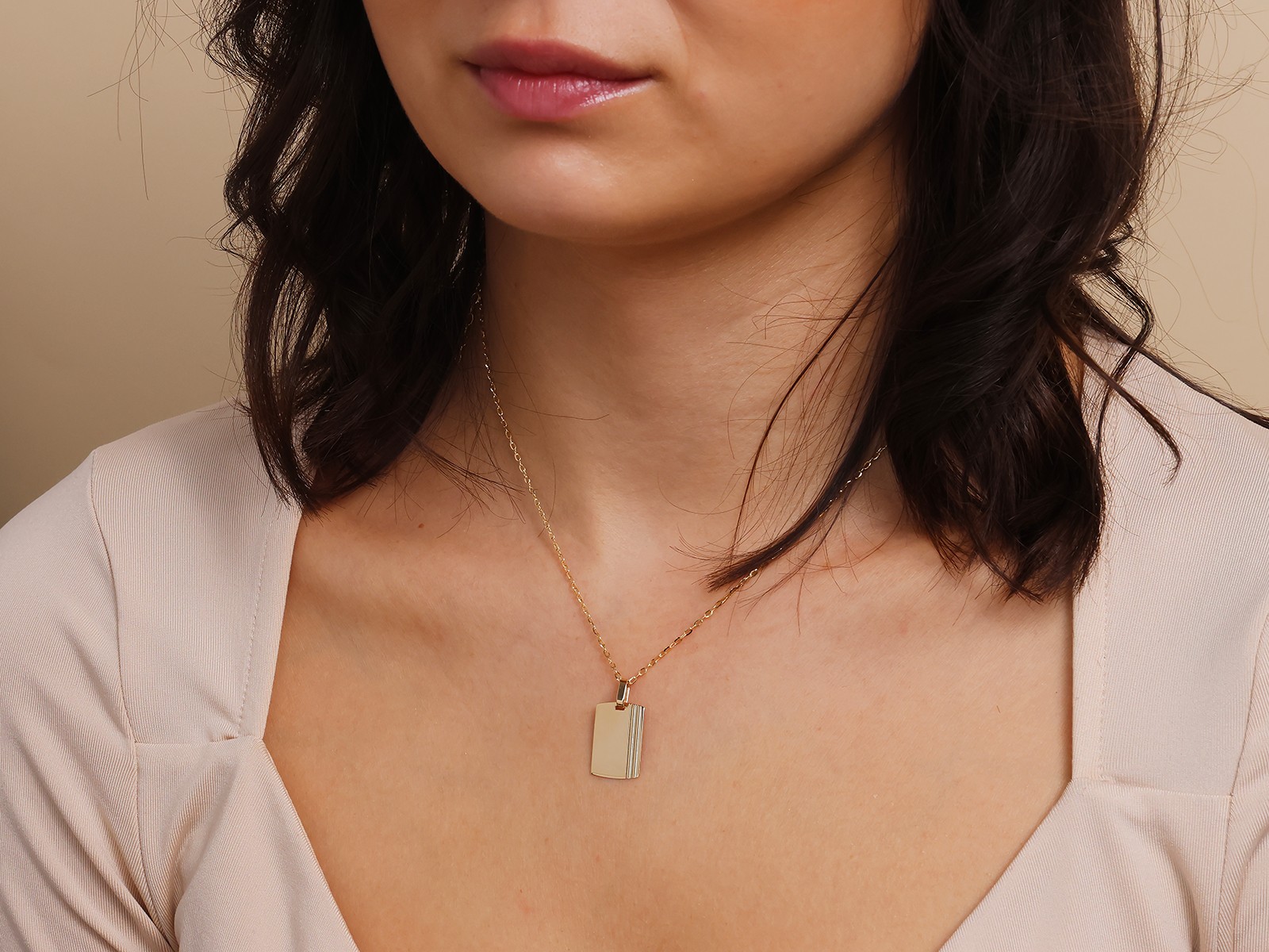 Zawieszka złota blaszka pod grawer próba 375 – złoto próby 375, 1,05 g | Infinnity