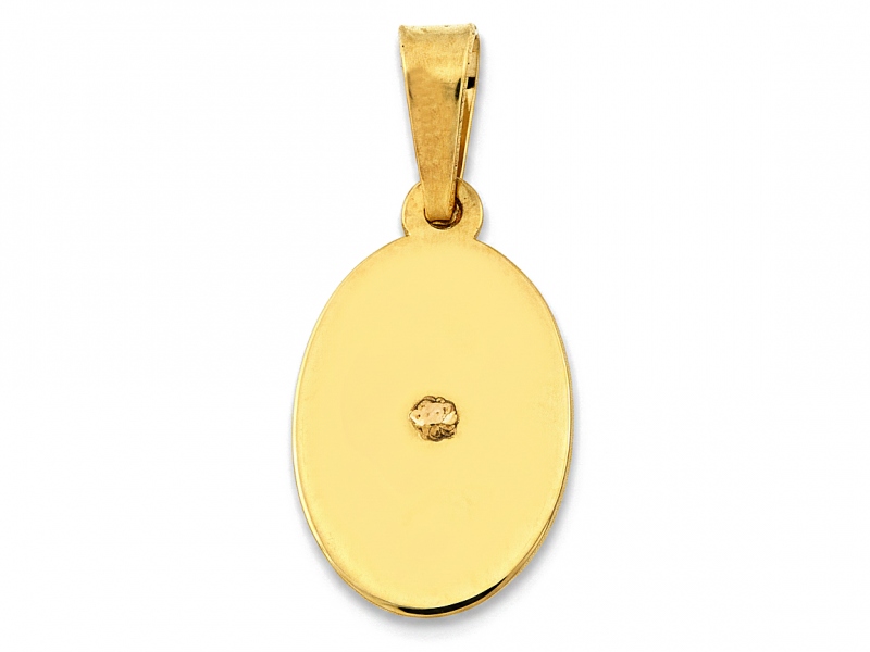 Złoty medalik z Matką Boską Częstochowską próba 333 – złoto próby 333 | Infinnity