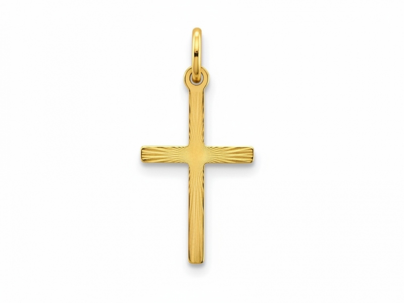 Krzyżyk złoty diamentowany zawieszka próba 585 – złoto próby 585, 0,42 g | Infinnity