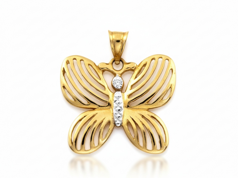 Zawieszka złota ażurowy motyl próba 585 – złoto próby 585, 1,24 g | Infinnity